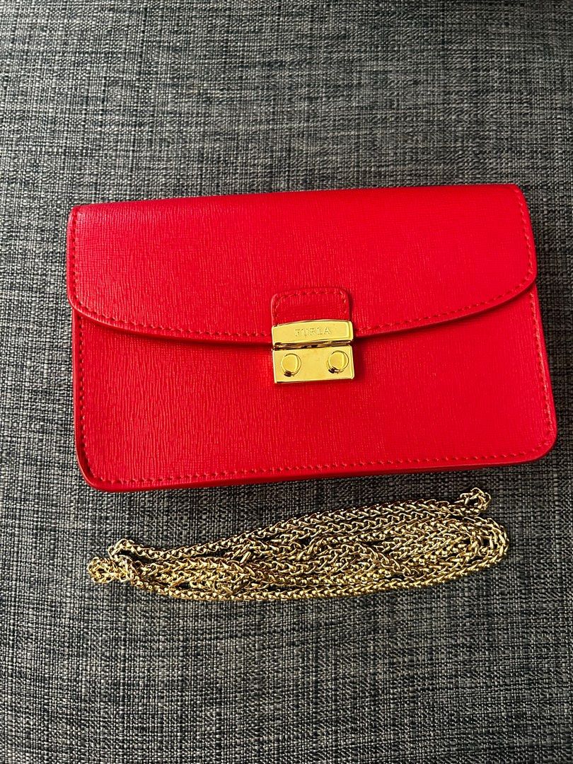 Furla metropolis on sale red bag