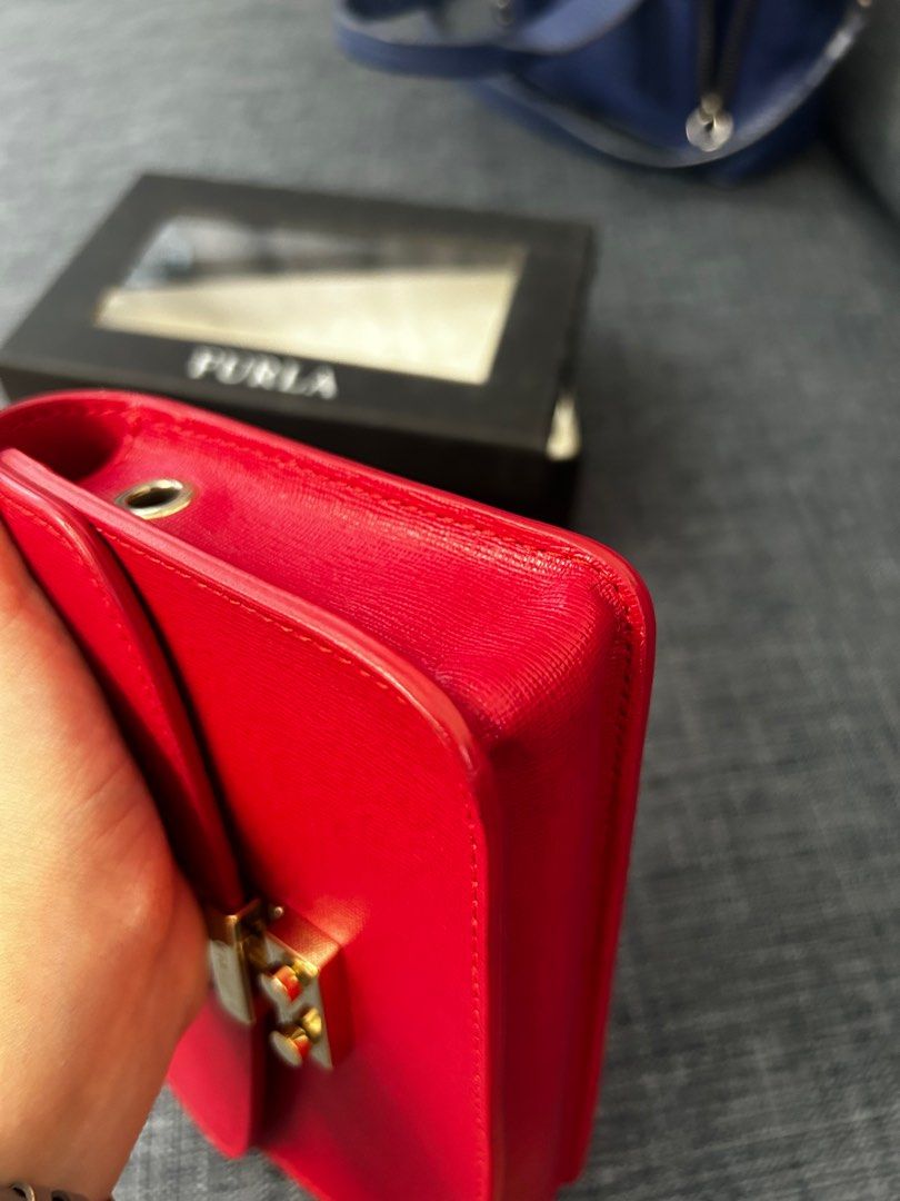 Furla Metropolis Red Small Bag
