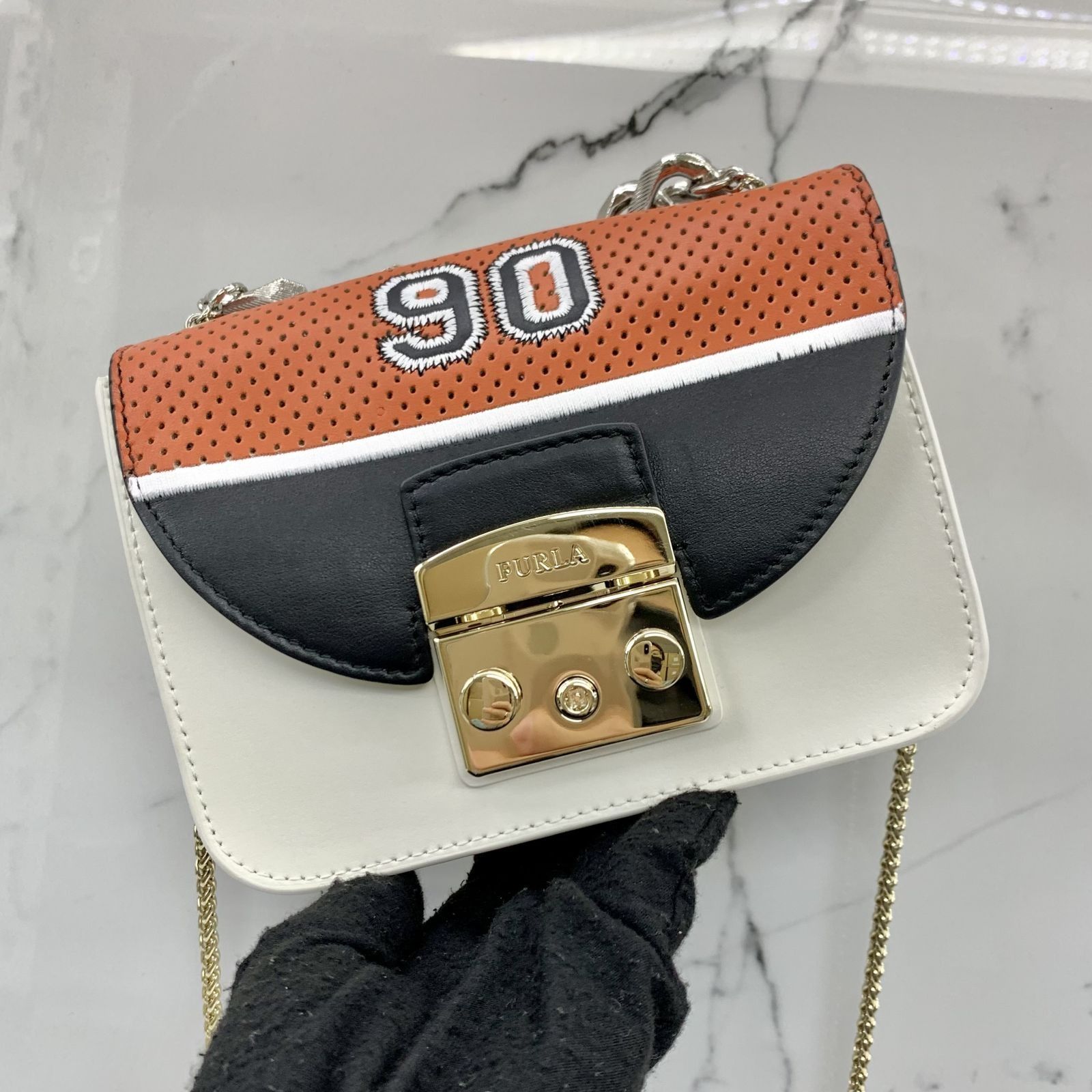 FURLA MULTICOLOUR METROPOLIS MINI 2WAY SHOULDER BAG 237036258 WE