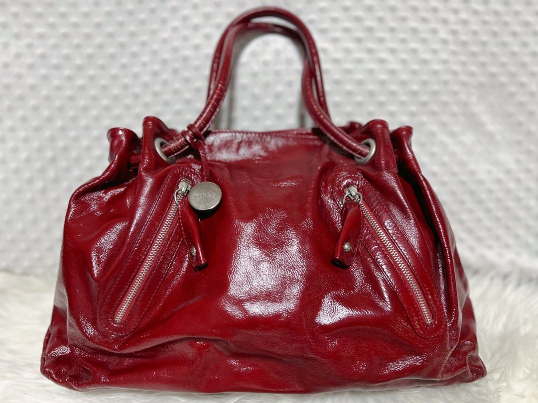 Furla patent leather bag sale