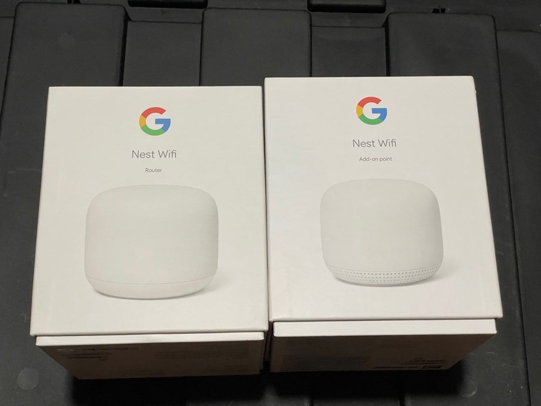 Google Nest Wifi Router & Addon Point, Computers & Tech, Parts