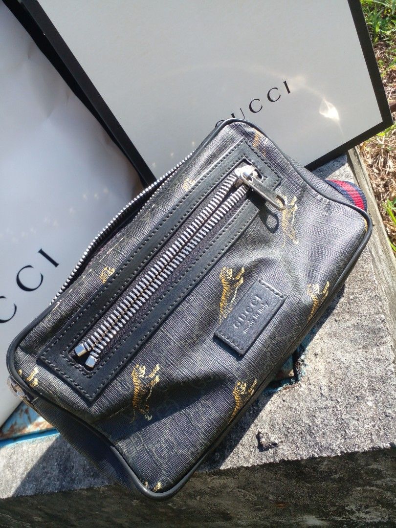 Gucci bestiary belt bag with tigers cheap