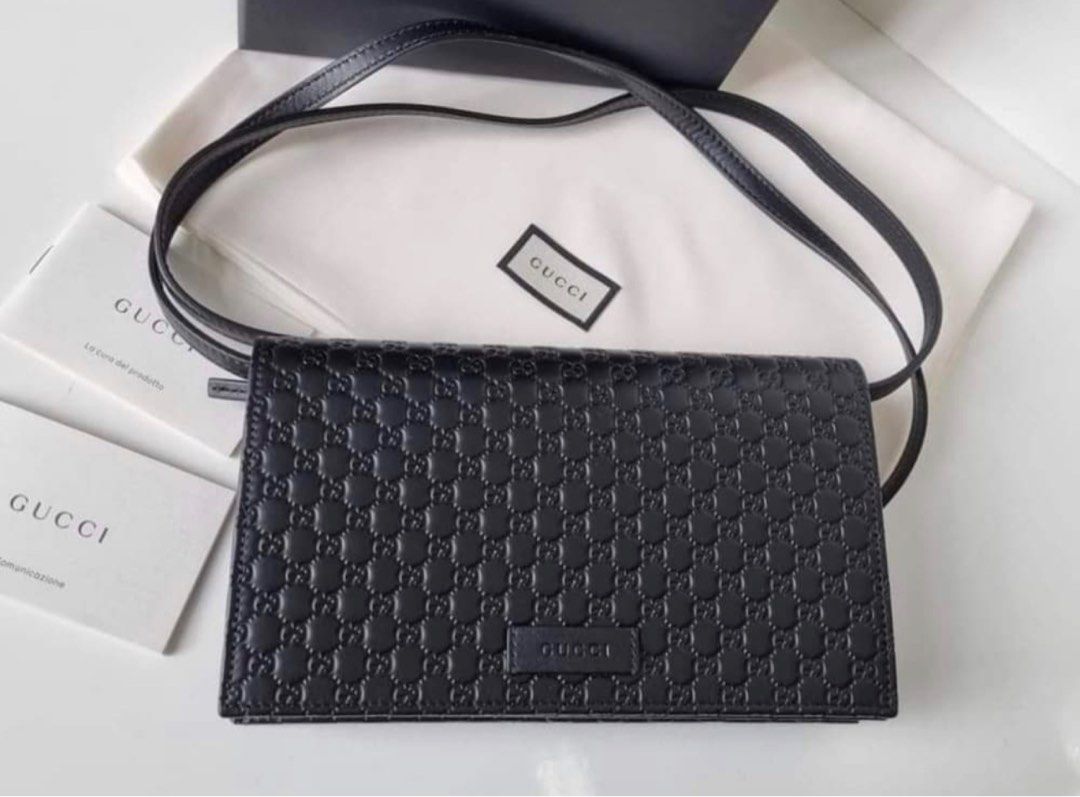 Gucci microguccissima wallet on chain hot sale
