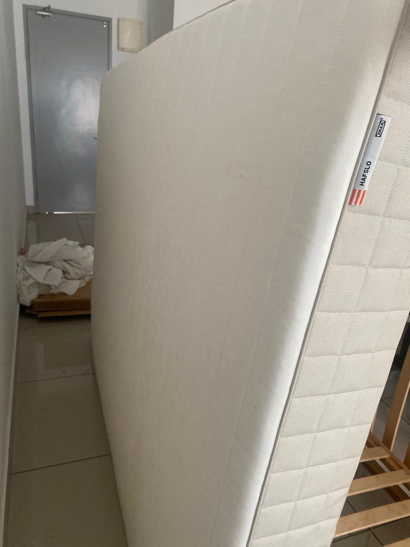 Hafslo queen ikea mattress, Furniture & Home Living, Furniture, Bed