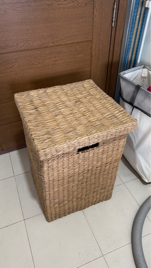 Hamper/Organizer (Native Material) (Category: Storage Boxes & Baskets) located in Makati City. Submitted by toraivy (Listing ID 1265085120, Image 1). Description: • Size: 40 cm x 40 cm x 50 cm • Actual photos posted 🙅🏻‍♀️No trade/swaps 💵 PAYMENT • BDO / GCash ONLY **Please bear in mind that photo may slightly differ from actual item in terms of color due to lighting during photoshoot or screen display..