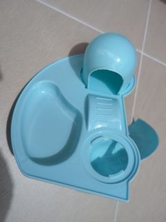 Hamster platform with slide for dwarf hamsters