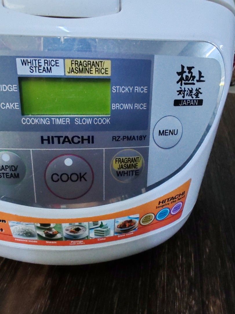 Hitachi Rice Cooker, TV & Home Appliances, Kitchen Appliances, Cookers ...
