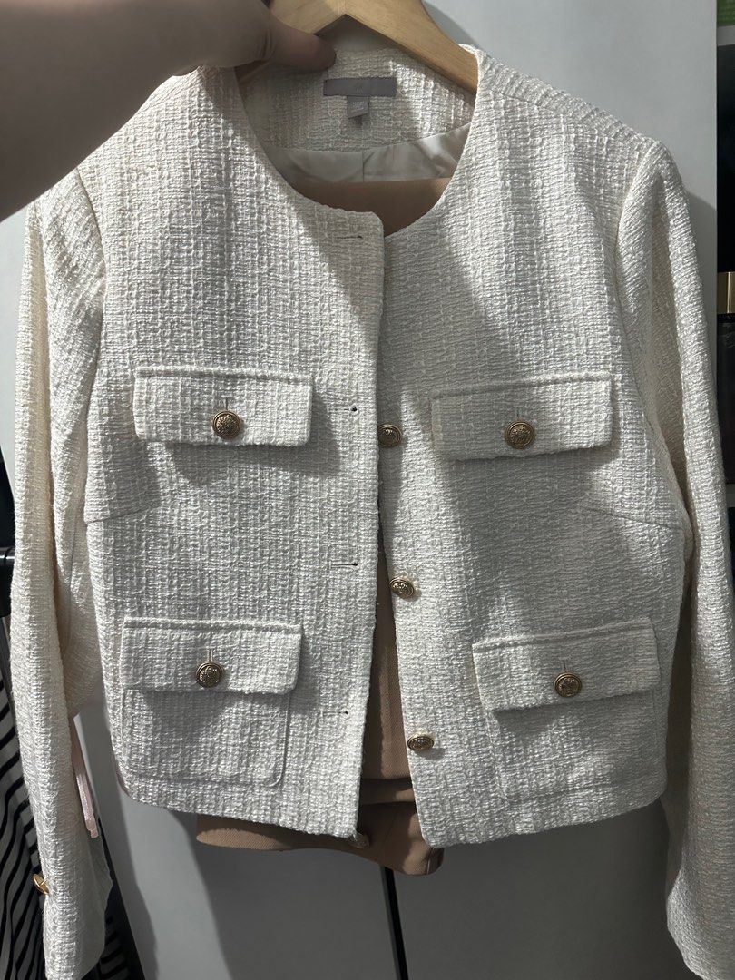 H&m deals tweed blazer