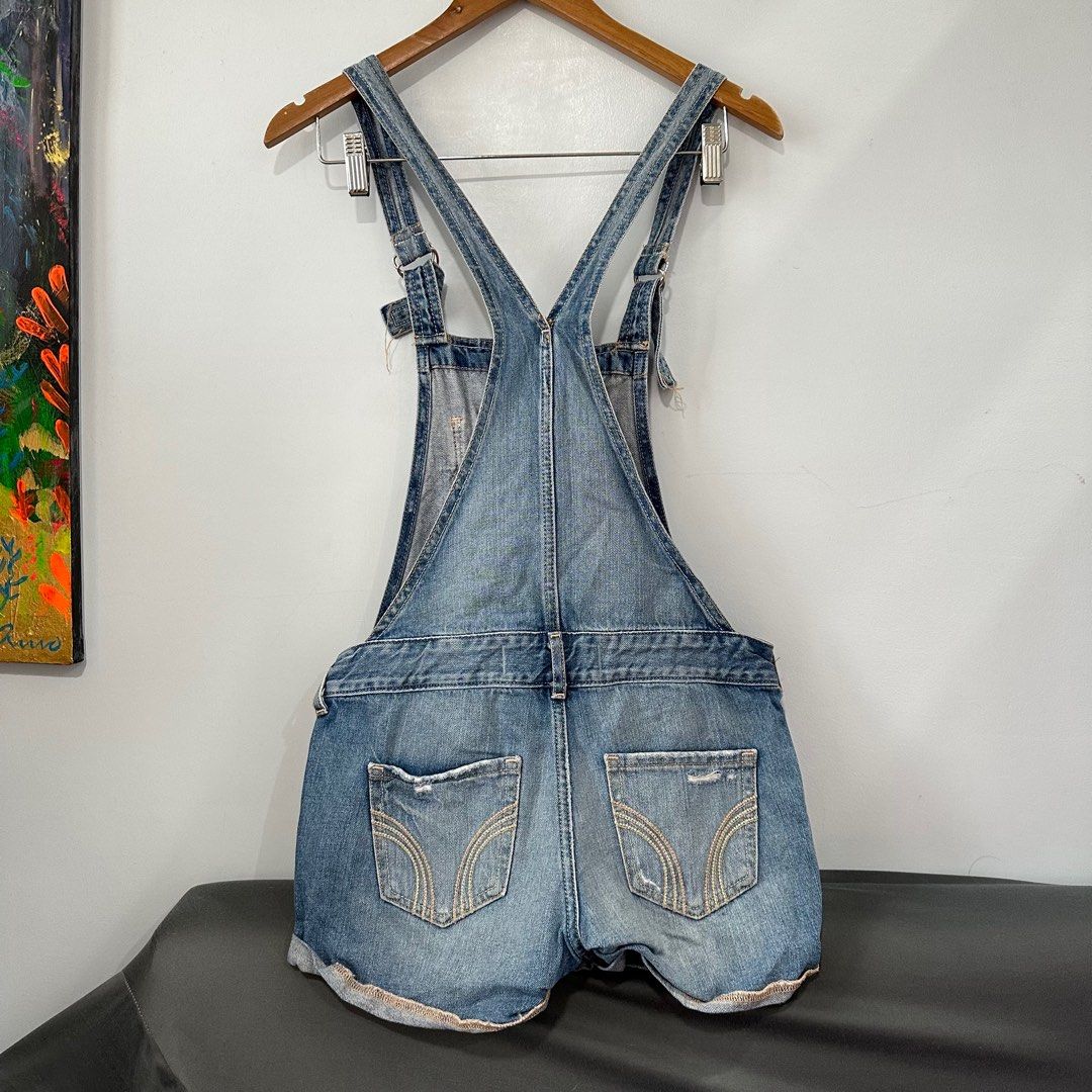 Hollister overalls top shorts