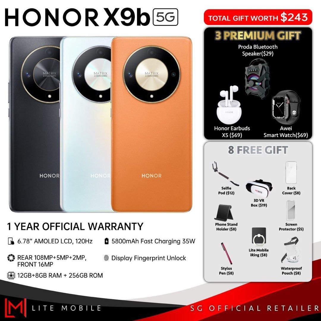 Huawei X9B Black 256 GB, Mobile Phones & Gadgets, Mobile Phones ...