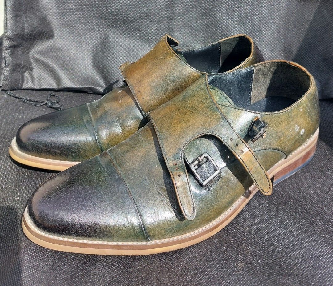 Hush puppies 2025 double monk strap