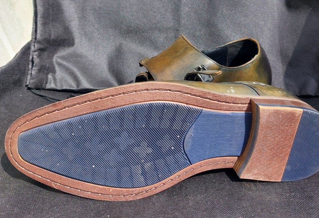 Hush puppies 2025 double monk strap