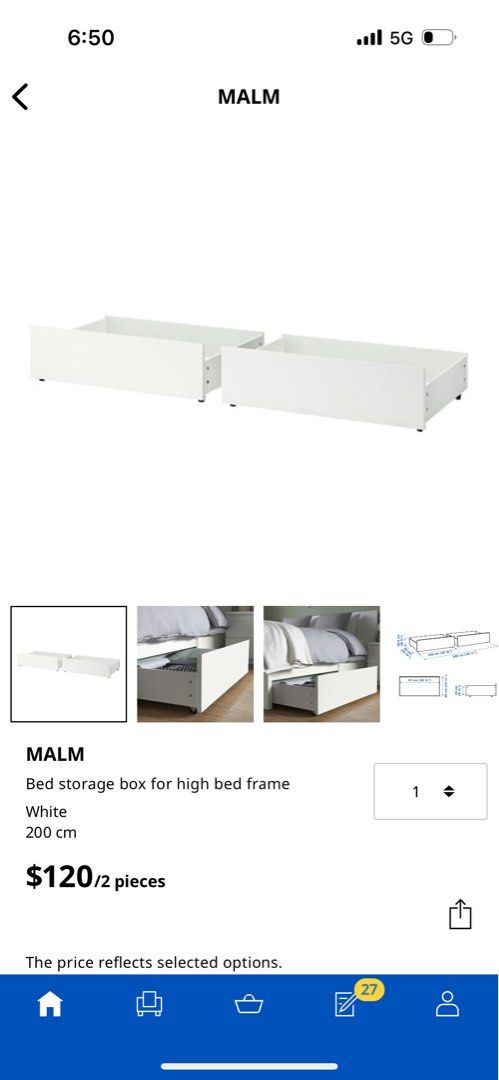 Malm bed store drawers instructions