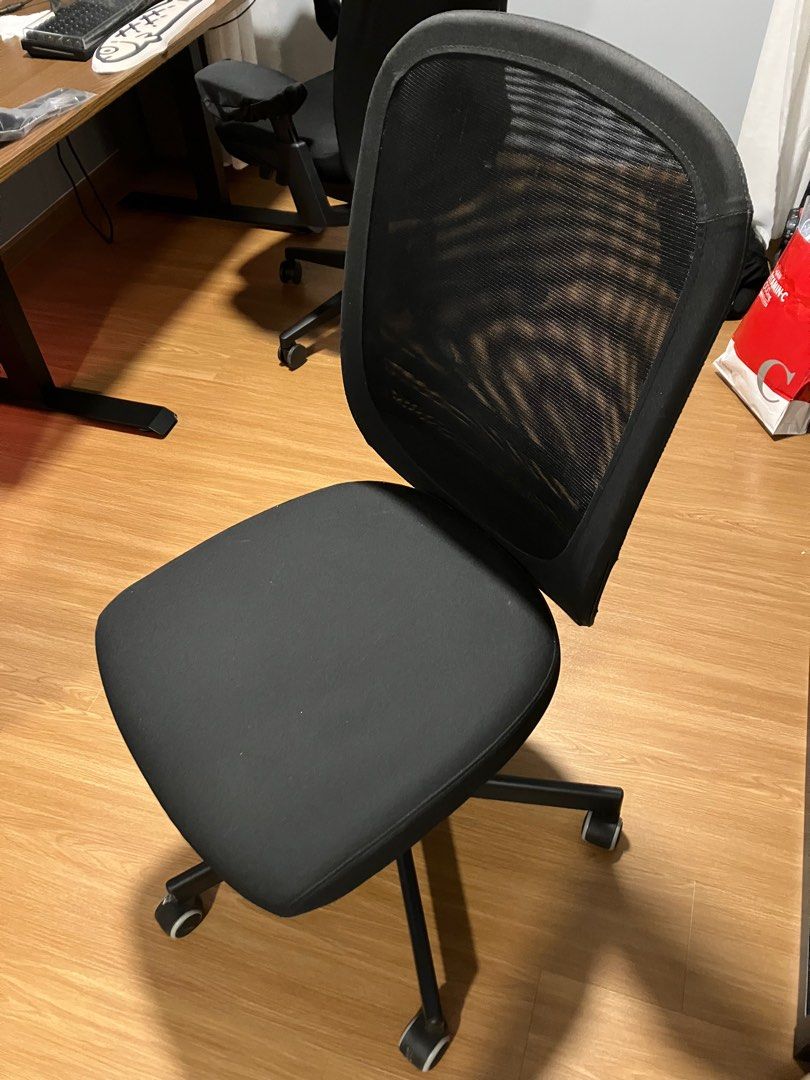 Ikea FLINTAN Office chair, black, Furniture & Home Living, Furniture