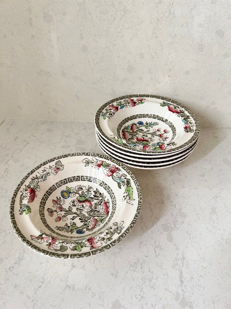 Indian Tree Kitchenware Indian Tree Cereal Bowl from Johnson Bros, Furniture & Home Living ...