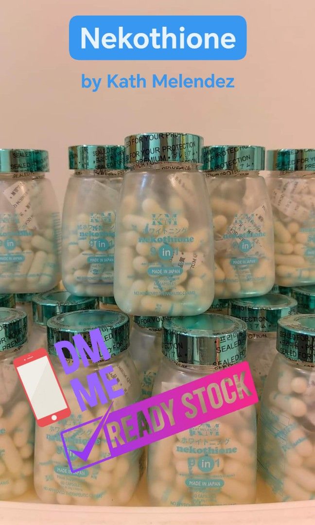 in-stock] NEKOTHIONE (by Kath Melendez), Health & Nutrition, Health  Supplements, Vitamins & Supplements on Carousell