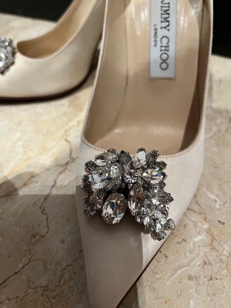 Used jimmy on sale choo wedding shoes