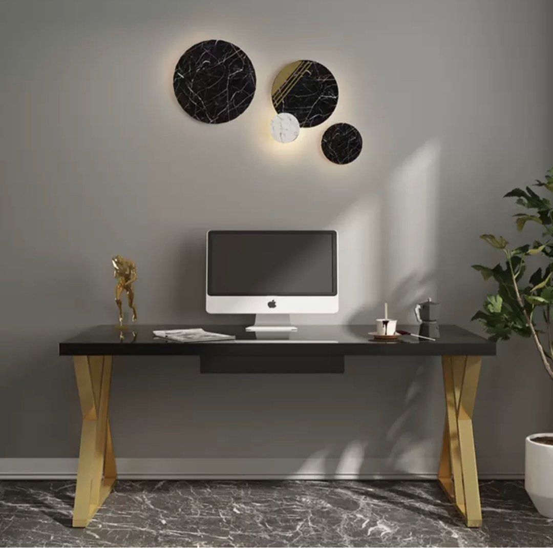 JUDITH Modern Study Table, Furniture & Home Living, Furniture, Tables ...