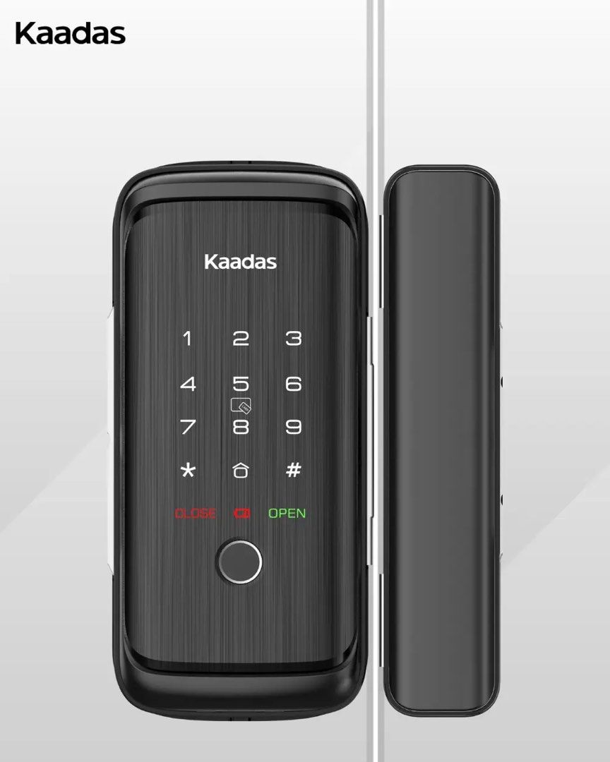 Kaadas Digital Lock on glass door R8L, Furniture & Home Living