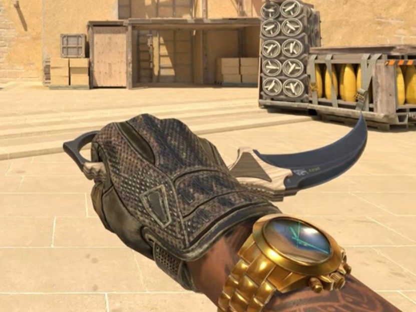 [CHEAPEST] Karambit Black Laminate MW (CS2/CSGO/CS), Video Gaming