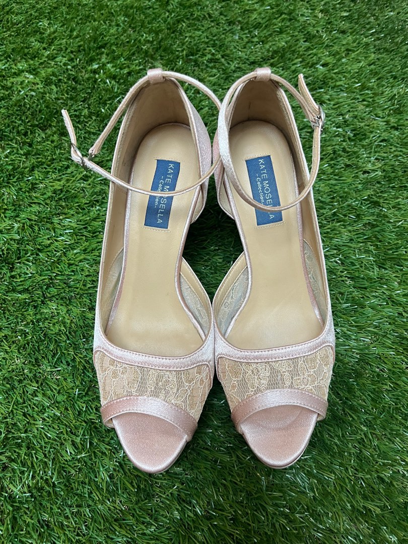 Kate Mosella Rose Gold Heels Women s Fashion Footwear Heels on Carousell