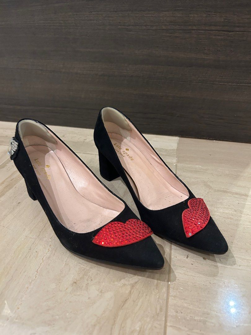 Kate spade hot sale heart heels