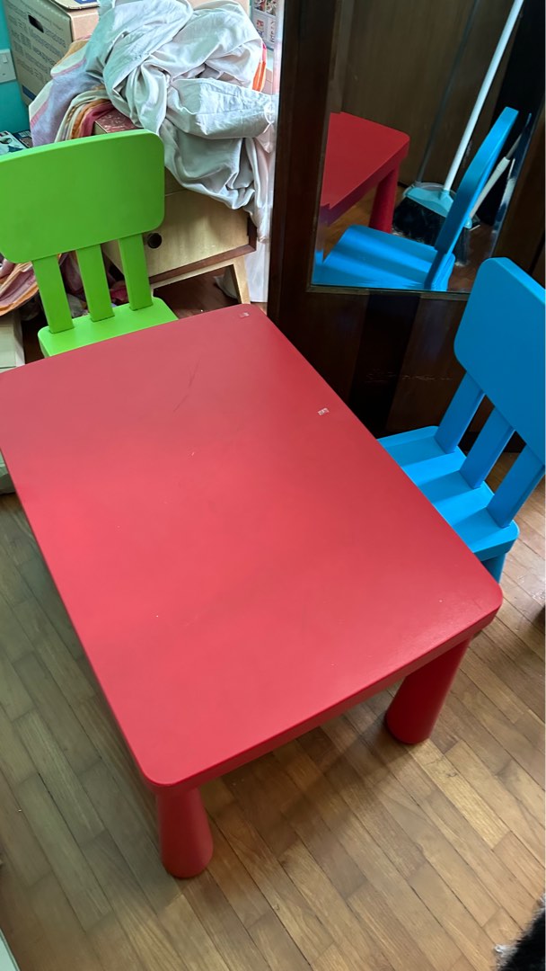 Kids table and chairs, Babies & Kids, Baby Nursery & Kids Furniture