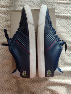 Lacoste Navy Leather Shoes
