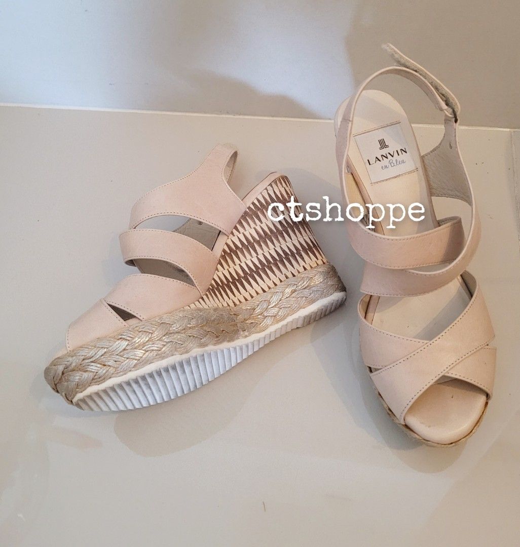 Lanvin wedges cheap