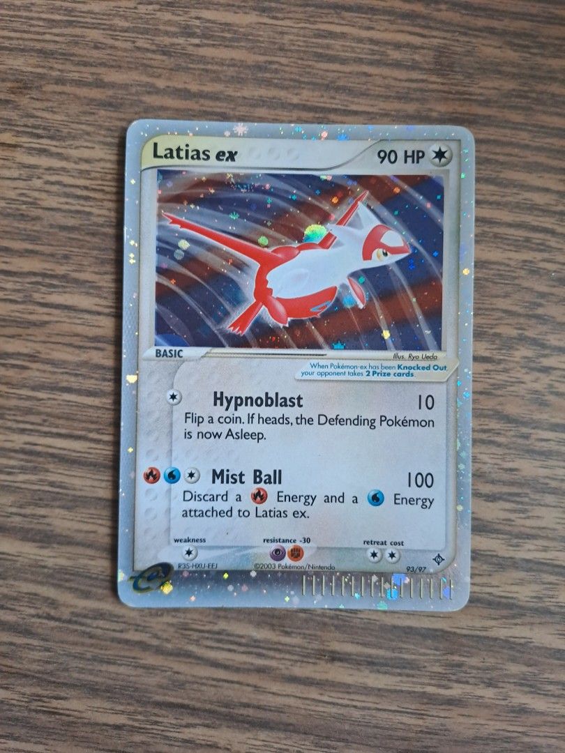 Latias Ex Vintage Pokemon Pokmon Card, Hobbies & Toys, Toys & Games on  Carousell