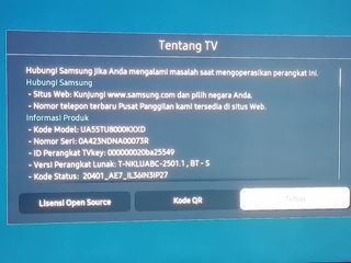 led tv smart tv 55 inch minus gak ada suara dan gambar