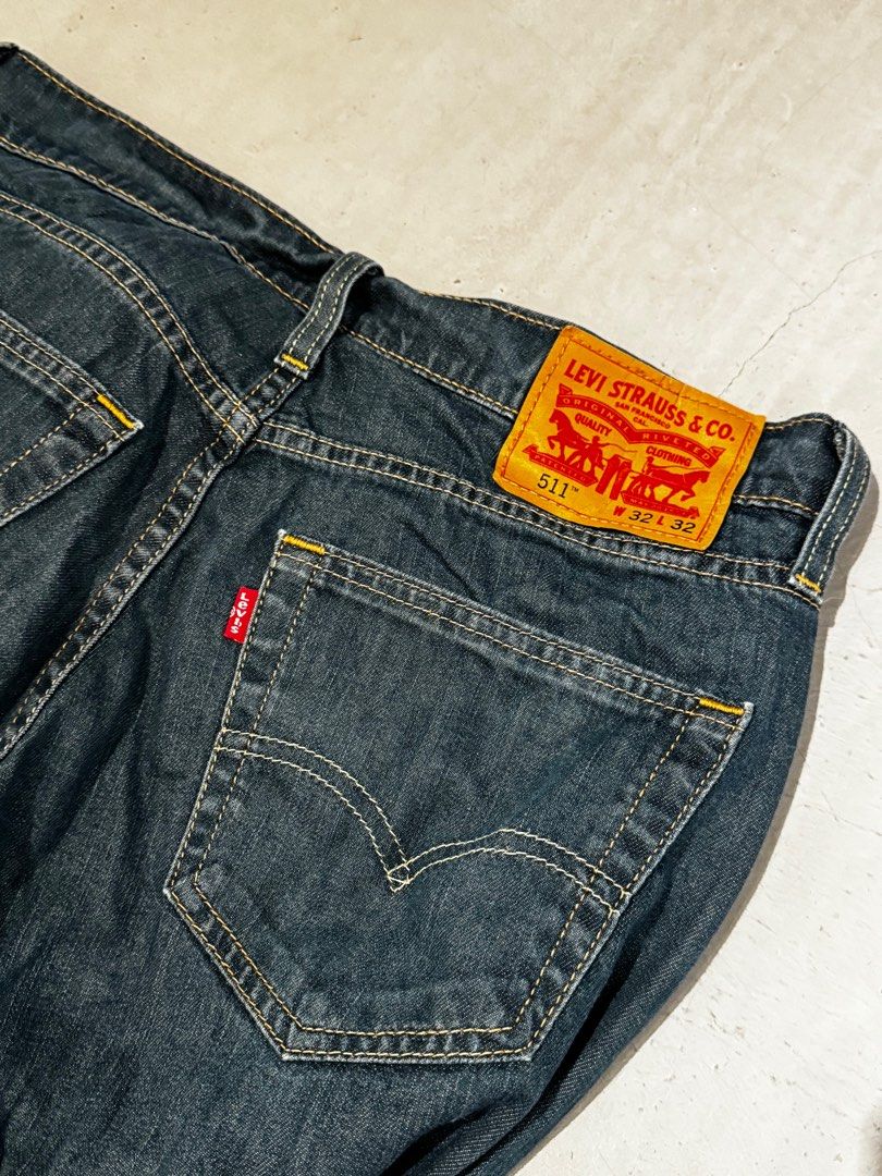levi's levis mens jeans model 511 waist 32