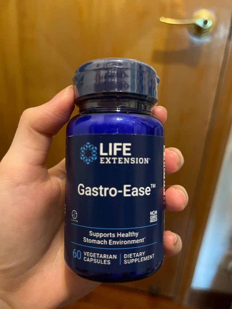 Life Extension 胃輕鬆，素食膠囊 Gastro Ease, 健康及營養食用品, 健康補充品, 健康補充品 - 維他命及補充品 ...