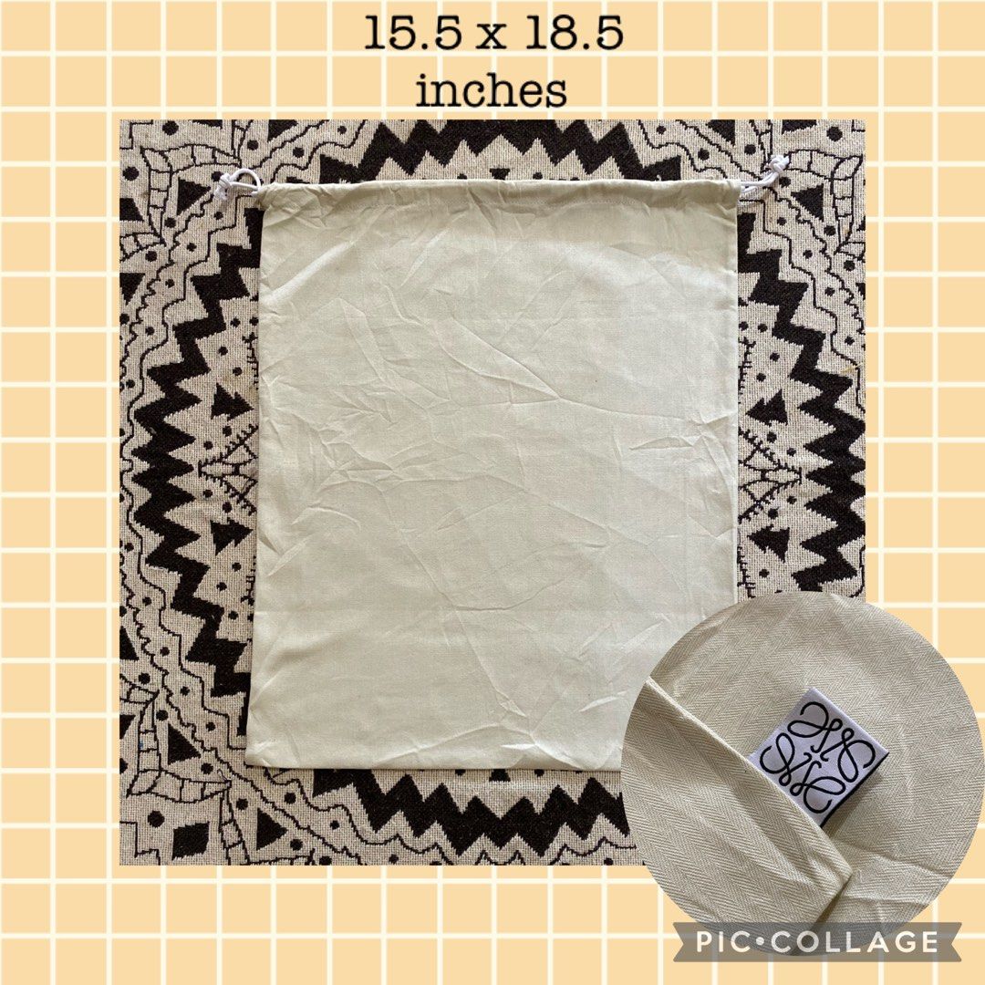 Loewe Dust Bag 15.5x18.5 M Luxury Bags Wallets on Carousell