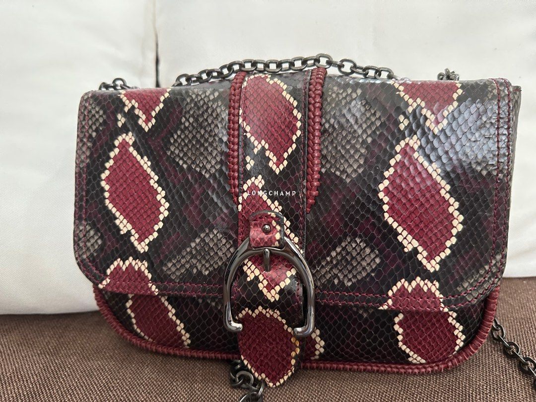 Longchamp amazone python outlet