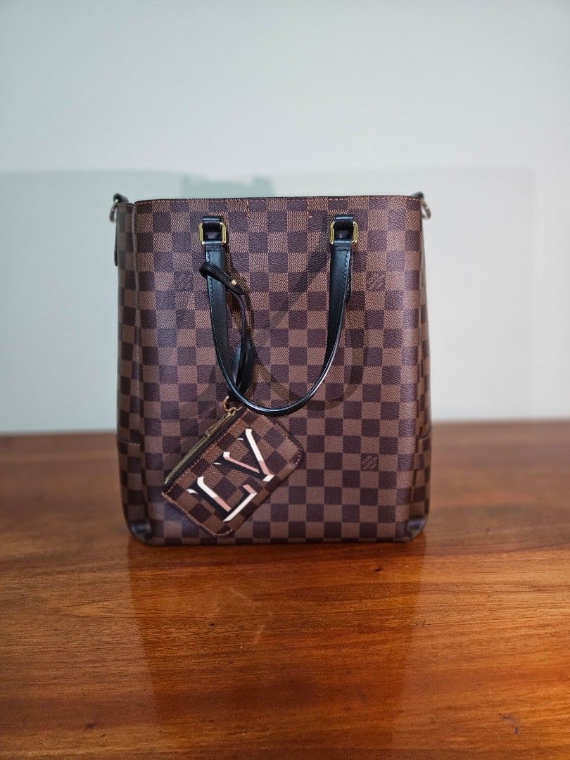 Louis Vuitton Belmont Nv Mm 2Way Tote Bag Damier Ebene N60294