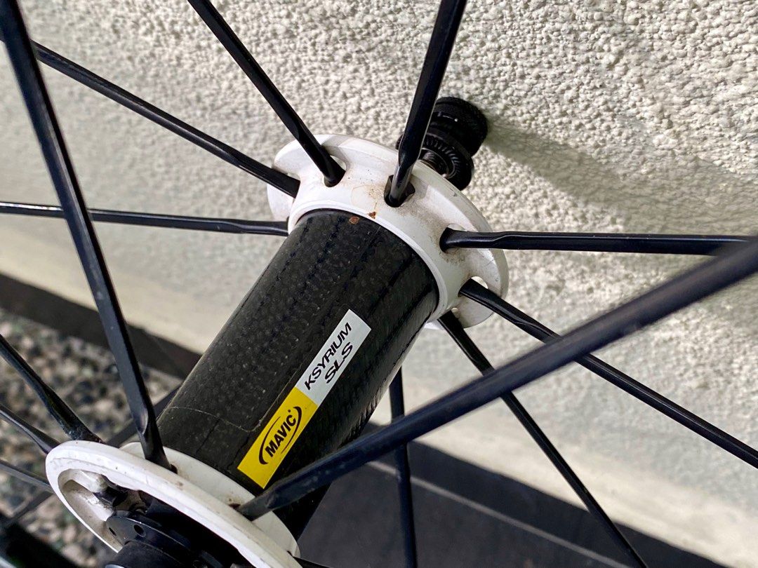 Mavic Ksyrium SLS Carbon Hub Wheelset, Sports Equipment, Bicycles