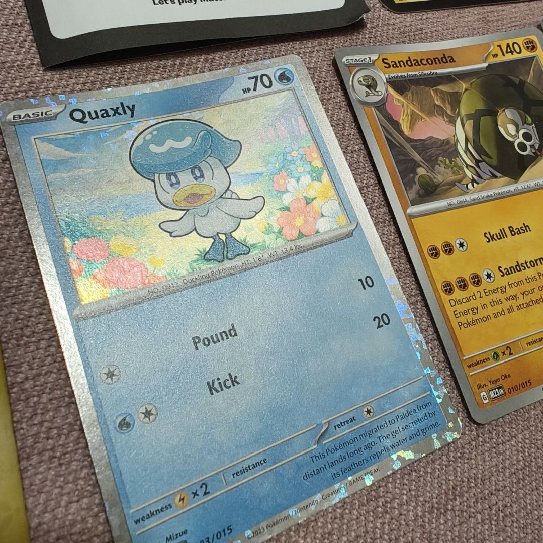 McDonald's 2023 Pokemon Card Pack - Quaxly Holo, Hobbies & Toys, Toys & Games on Carousell McDonald's 2023 Pokemon Card Pack - Quaxly Holo, Hobbies & Toys, Toys & Games on Carousell