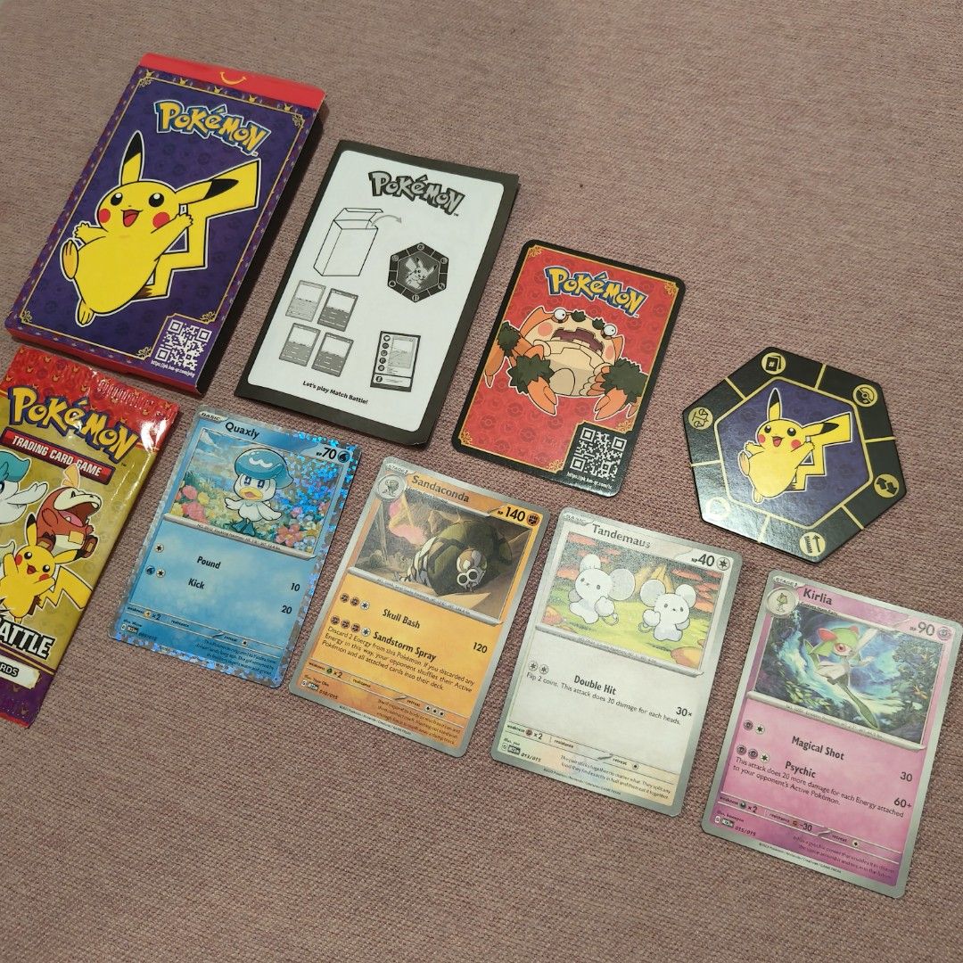 McDonald's 2023 Pokemon Card Pack - Quaxly Holo, Hobbies & Toys, Toys & Games on Carousell McDonald's 2023 Pokemon Card Pack - Quaxly Holo, Hobbies & Toys, Toys & Games on Carousell