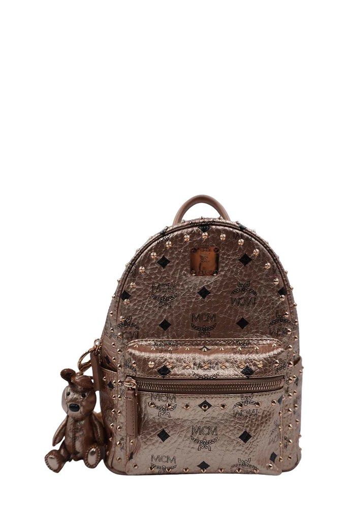 Rose gold mcm bag hot sale