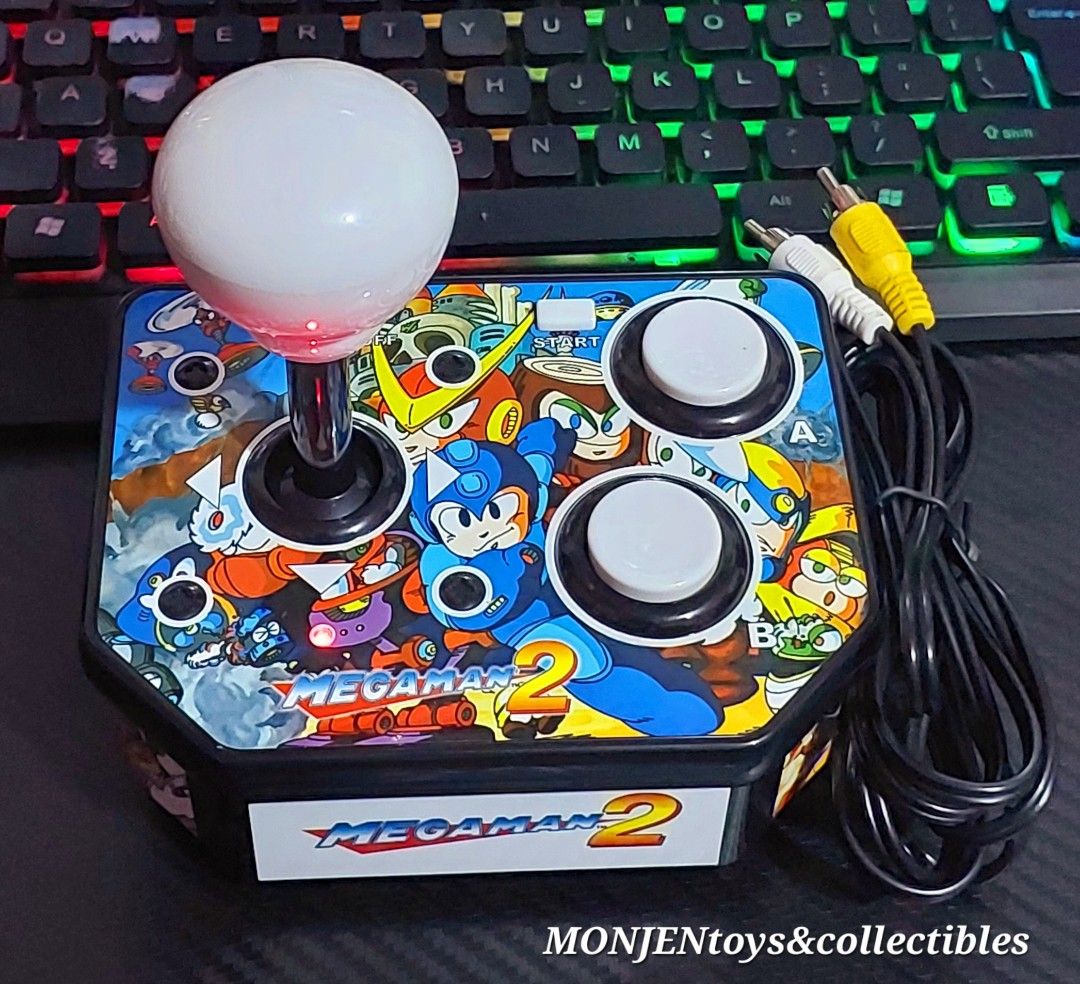 MEGAMAN 2 RETRO 🕹 (Category: Others) located in Pasay City. Submitted by monjentoysandcollectibles (Listing ID 1265023533, Image 1). Description: MEGAMAN 2 retro joystick plug & play game🕹 megaman capcom from Japan Mandarake Condition: very good excellent working 👍 issue only no cover (battery compartment) Price: 1,499 only 🇵🇭 (rare hard to find) GH pickup or shipping or lalamoves WAZE: MONJEN toys and collectibles Location: PASAY CITY 🌐 MO