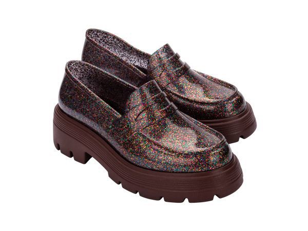 Glitter loafers hotsell