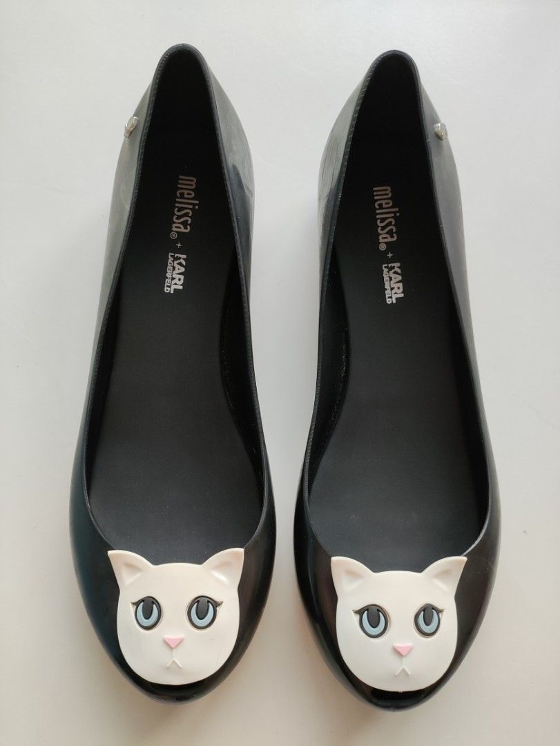Melissa karl new arrivals lagerfeld flats