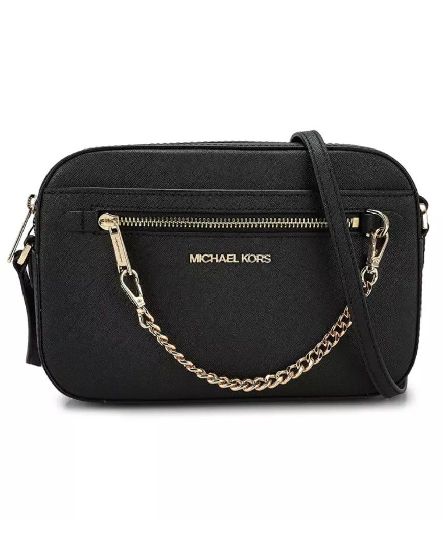 Michael Kors Jet Set Crossbody Black Women s Fashion Bags