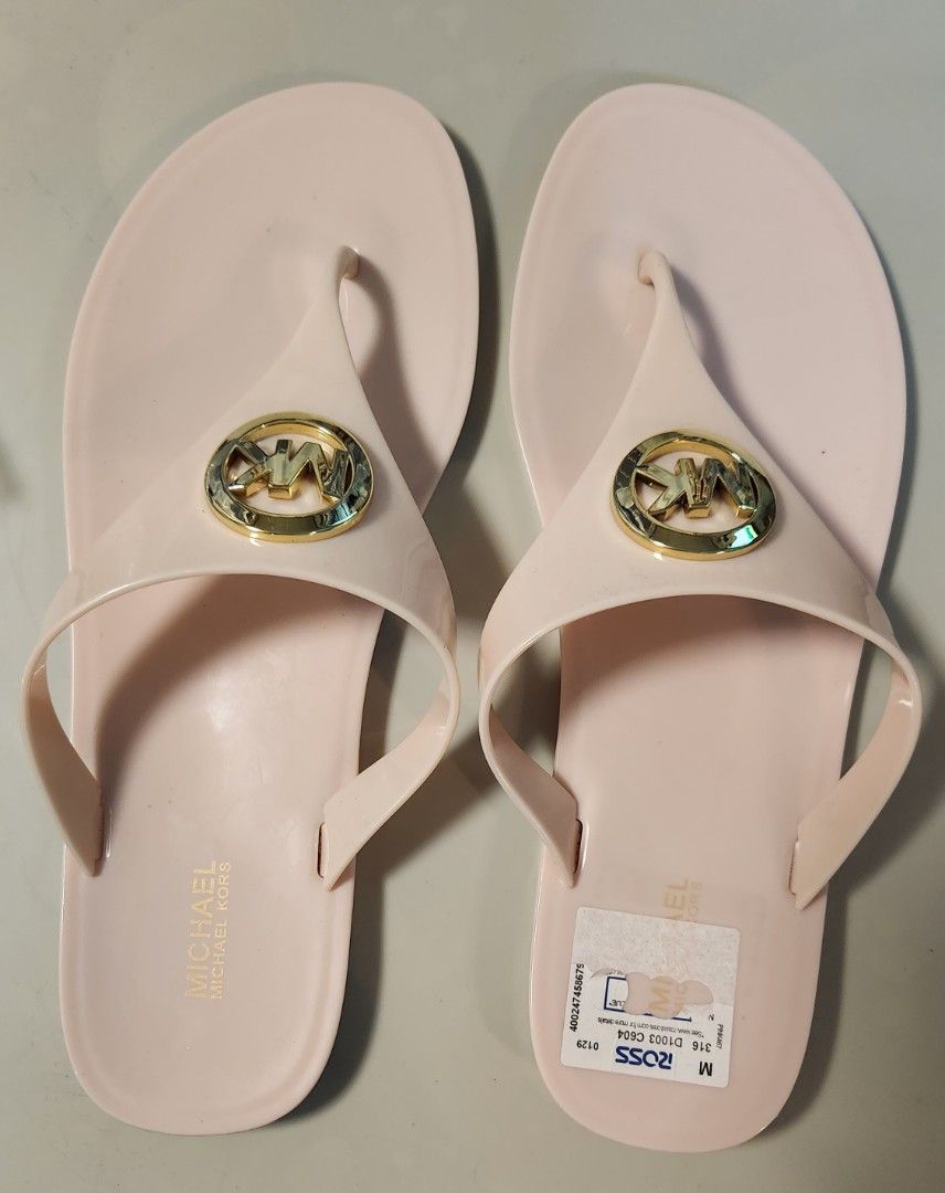 Mk jelly slippers deals
