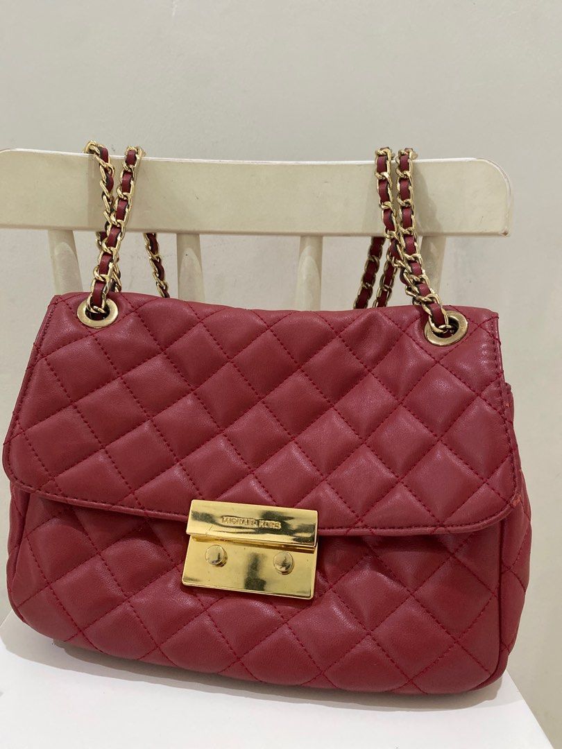 Michael kors top quilted bag