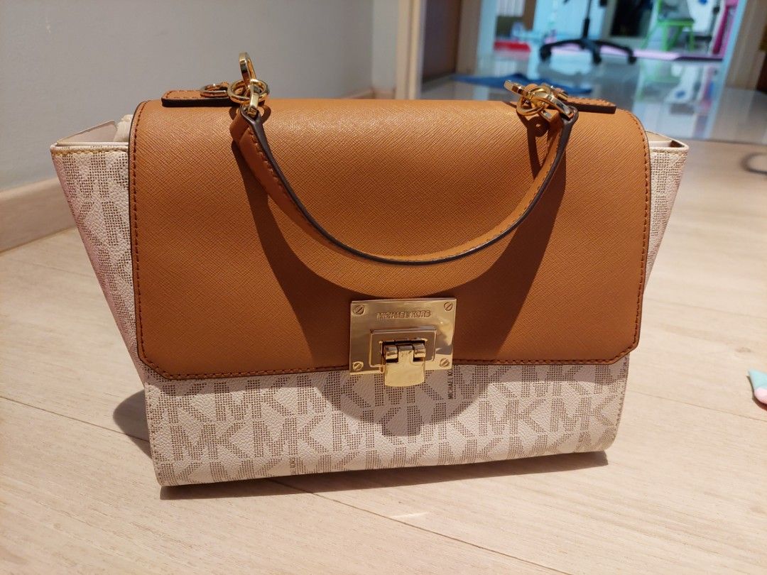 Michael Kors tina satchel Luxury Bags Wallets on Carousell