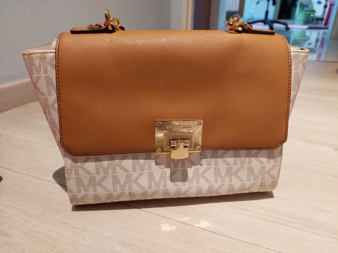 Mk tina satchel top