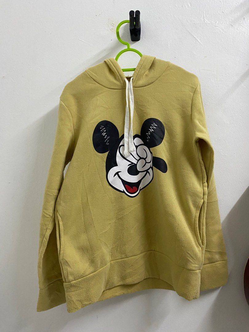 Yellow mickey discount mouse hoodie