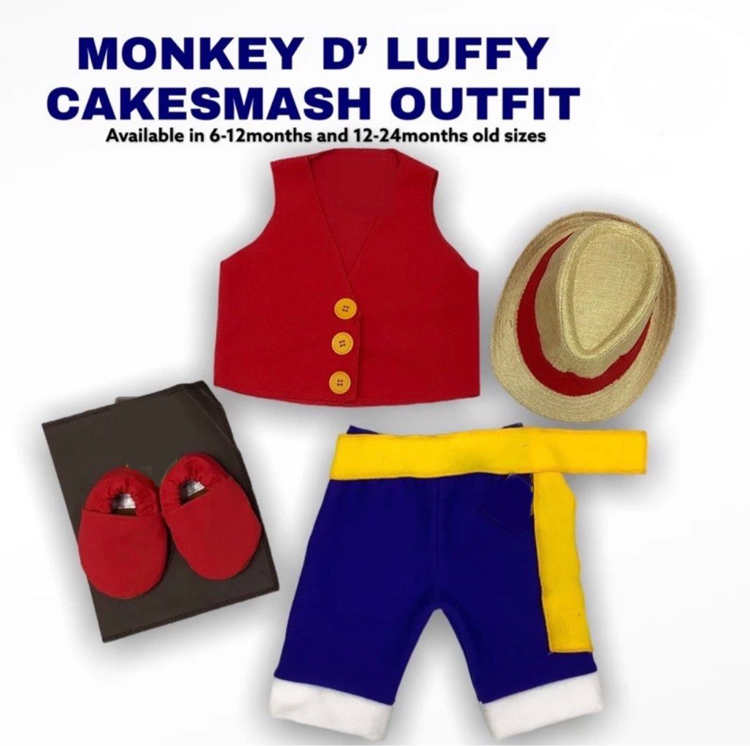 Monkey D Luffy Costume 1 Year Old To 2 Year Old Babies Kids Babies monkey-d-luffy-costume-1-year-old-to-2-year-old-babies-kids-babies
